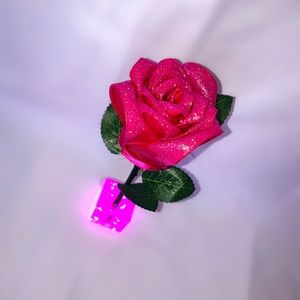 Hot pink light up rose